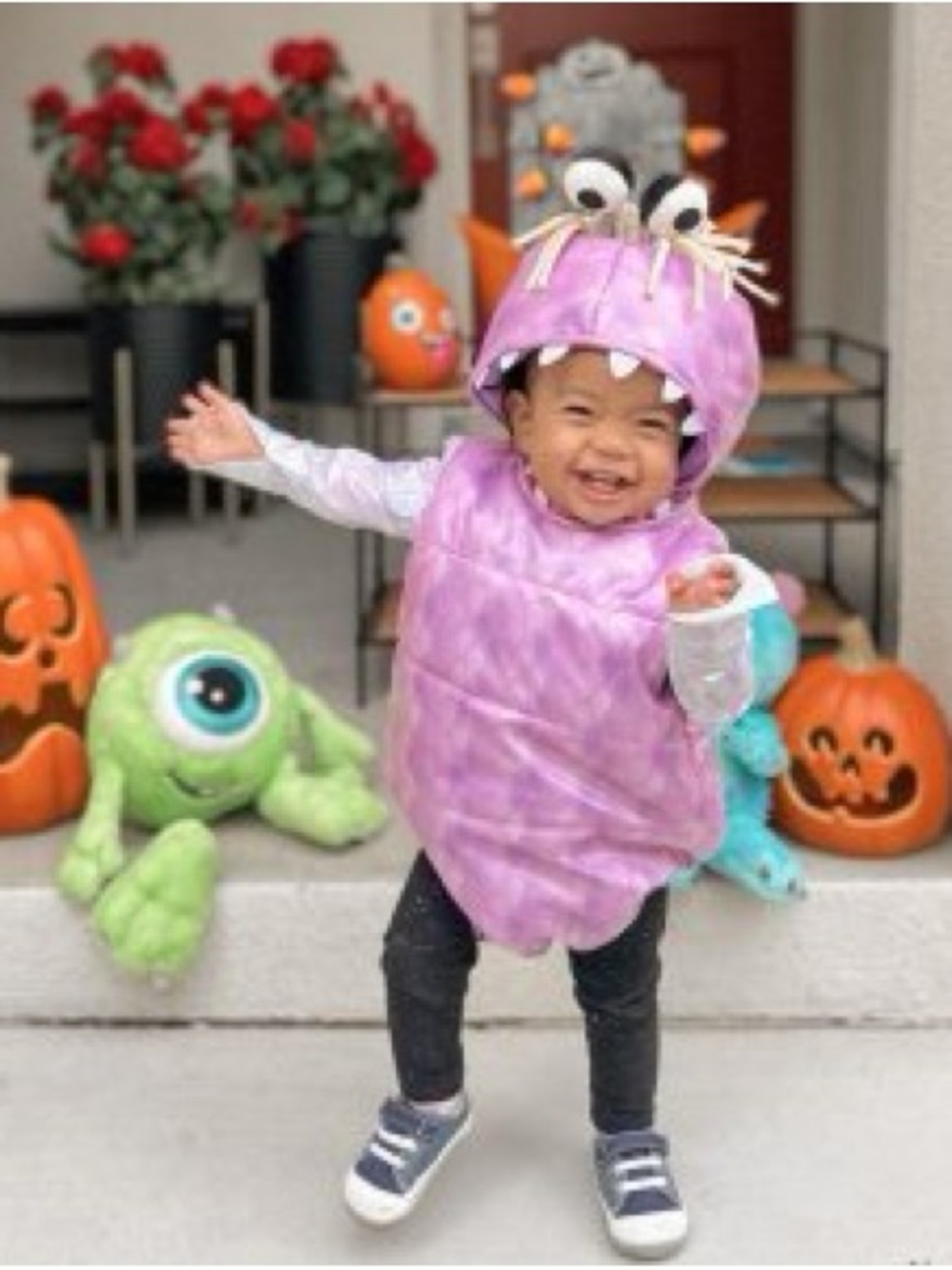 Pottery Barn Monsters Inc Boo Costume Size 6-12 Months